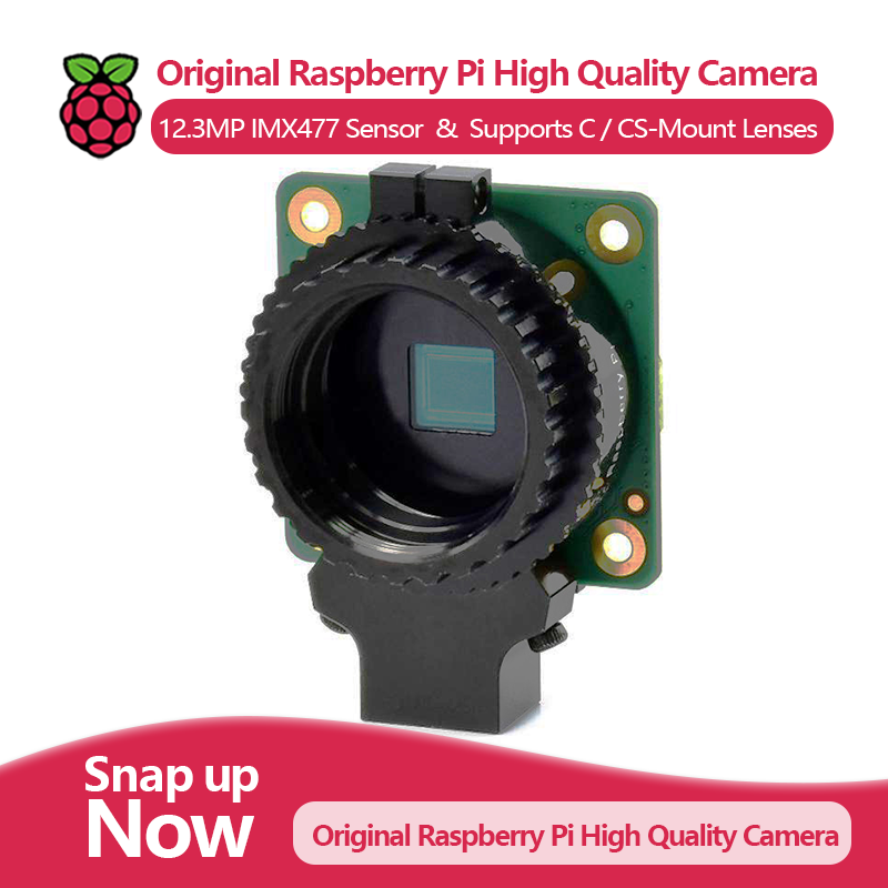 Raspberry Pi Global Shutter Camera Imx296 - Original hochwertige Raspberry Pi-Kamera, 12,3 MP